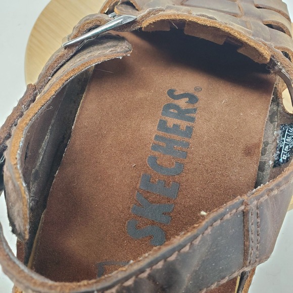 Skechers Jammers Sandals Mens 11 Fisherman Brown Chunky Platform 90s‎ Y2K Shoes main image 6